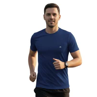 Camiseta Masculina New Wave Azul Marinho