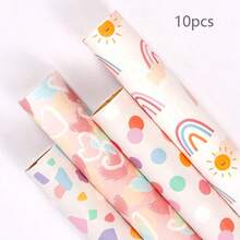 FOIMAS - 2/20 feuilles de papier d'emballage floral, papier d'emballage de bouquet de jardinier imperméable, utilisé pour l'emballage cadeau de fleurs, produits d'artisanat, noir et blanc, rose, rouge