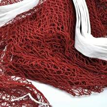 1pc Portable Foldable Badminton Net, Red Nylon Tennis And Volleyball Net, Easy To Install, Suitable For Indoor/Outdoor Use, Without Stand, For Home Entertainment, Sports, Fitness, Competition - Multicolor - View 9