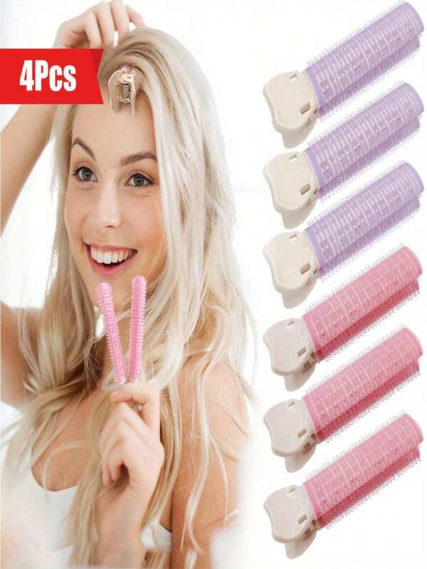 4 kolorowe, puszyste spinki do włosów, które natychmiast dodadzą uroku Twojej fryzurze, puszyste, kręcone spinki do włosów u nasady, puszyste włosy na czubku głowy, prezenty, podróże, prezenty dla kobiet, artykuły do włosów, prezenty do pończoch