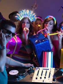 1 szt. Kreatywna, kolorowa, podświetlana opaska LED, dodatek na imprezę, Halloween, Boże Narodzenie, występ sceniczny