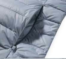 Skechers Women's New Soft & Comfortable Casual Hooded Warm Down Jacket - Gray Blue - View 8