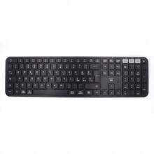 Ewent EW3275 - Teclado sem fio multiconexão, Teclado sem fio para Windows, Mac OSX, iOS e Android, Bateria de longa duração, com layout QWERTY italiano - Preto - Ver 2