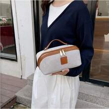 2025 new retro cosmetic bag large capacity high-end sense portable travel cosmetics storage bag toilet bag