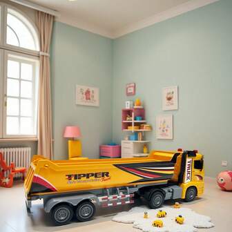 Juguete, Coche de juguete para niños, Camión de juguete con luces y sonidos, Impulsado por inercia, Camión de carga, Vehículo de transporte, Modelo de coche, Regalo para fiesta de niños, Juego para niños, Cumpleaños de niños, Juguete para niños, Juego interactivo para niños, Juguete para niños, Juguete para niños, Coche de juguete para niños, Recuerdo de fiesta, Navidad, Halloween, Coche de juguete, Juguete, Regalo para niños, Regalo de cumpleaños