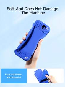 1个游戏机保护壳，防摔、防尘、防刮，增强握持感，符合人体工程学设计，适用于Lite机型，可爱的彩虹和爪印图案，包含2个摇杆帽 - 彩色 - 查看 6