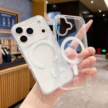 1 件 Hadaasi 官方正品磁性透明亚克力 + TPU 混合磁性兼容 MagSafe 无线充电、防黄、减震、超薄、紧密贴合 2.0 加厚气垫防摔时尚手机壳兼容 Apple 17Pro/17ProMax/Air/17/16Pro/16ProMax/16Plus/16/16E/SE4/15Pro/15ProMax/15Plus/15/14Pro/14ProMax/14Plus/14/13Pro/13ProMax/13/12Pro/12ProMax/12/11ProMax/11/11Pro - 無色 - 查看 7