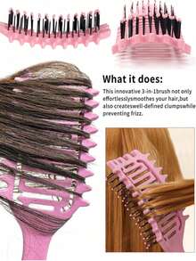 1PC Curling Brush, Curling Brush, Curling Brush, Combing And Shaping Male And Female Curling To Reduce Pulling And Curling Separation, Curling Brush, Comb, Hair Tool, Hair Salon Beauty Travel Essential, Back To School, Travel Vacation Essential, Women's Hair Accessories, Hairdressing Products, Hairdressing Tools, Hairdressing Supplies, Hair Care Products, Curling Brush, Barber, Hairdressing Accessories, Hairdressing Equipment,Hair Brush,Slick Back Brush,Styling Brush,Curly Hair Brush,Edge Brush,Hair Comb,Brush Hair,Hair Brush Set,Comb Hair,Comb For Curls,Detangling Brush,Hair Brush For Women,Hair,Travel,Hair Products,Hair Tools,Hair Stuff,Barber,Barber Accessories,Barbershop,Hairdressing Equipment