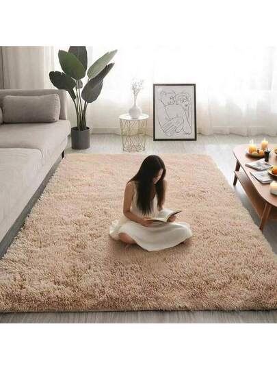 Nordic Style Printed Plush Carpet With Anti-Slip Bottom, Water Absorbent For Bathroom, Soft And Comfortable With Thick Sponge, Suitable For Living Room, Bedroom, Balcony, Study Room, Bathroom view 5