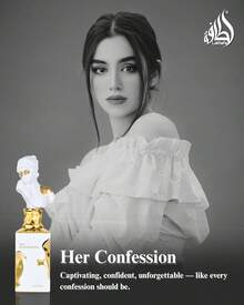 Lattafa Her Confession Eau De Parfum For Women – 3.4 Oz / 100 Ml | Vanilla Floral Amber Musk Scent, Long Lasting, Elegant & Alluring Fragrance For Any Occasion - Floral Amber Musk - 查看 3