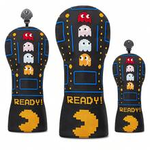 Black Golf Club Headcover - High Quality Golf Accessory | Perfect For Young Golf Enthusiasts - Black - View 2