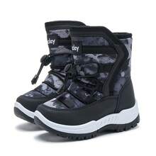 Boys' Snow Boots, Boys' Outdoor Shoes, Boys' Fashion Shoes, Boys' Shoes, Girls' Snow Boots, Boys' Snow Boots, Girls' Snow Boots - Black - View 4