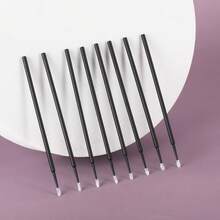 500 PCS Disposable Micro Brush Applicators Microfiber Wands For Eyelashes Extensions And Makeup Application (Head Diameter: 2.0mm), Eyebrow Brush, Eyeshadow Brush, Brush - Black - View 13