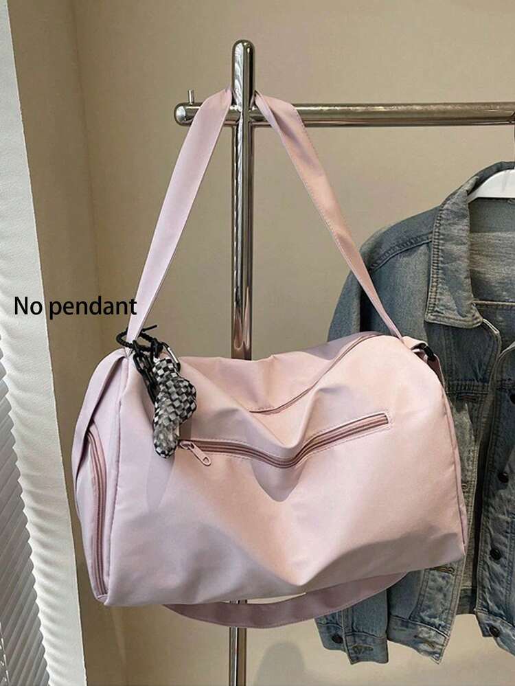 Fashionable Sports Yoga Short Distance Travel Bag With Zipper Closure, Spacious And Stylish Suitable For Women, Large Capacity Training, Swimming, Fitness Bag, With Adjustable Shoulder Straps, Comfortable Grip, Durable Material Will Not Strain Your Hands - Multicolor - View 15