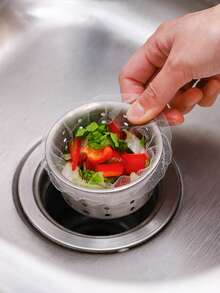 100/200pcs Sink Strainer, Kitchen Sink Filter Mesh Bags, Collect Food Residue, Prevent Drain Clogging - Multicolor - View 4