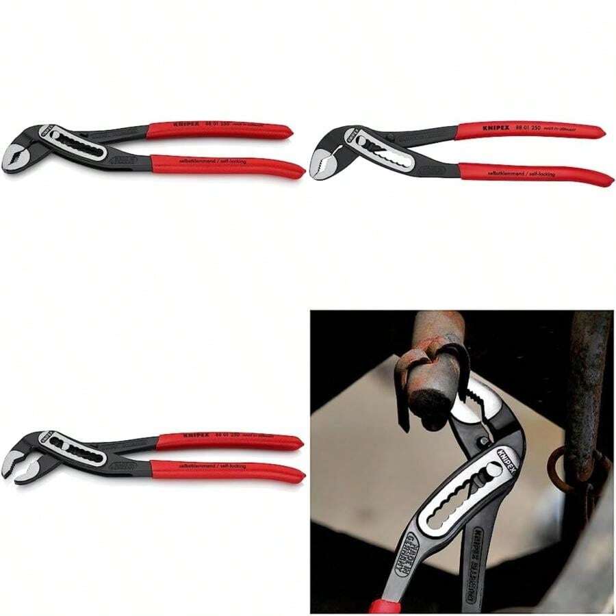 Knipex 8801180 - Alicates de cocodrilo (17,7 cm)(10 pulgadas) - Tipo 2 - Ver 1