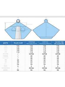 电动自行车雨披（单人或双人骑行适用）、男女摩托车雨衣、成人加厚雨衣、电动滑板车雨具、春夏精选、伴娘礼物、房间装饰、卧室装饰、海滩、旅行、男士、女士、度假 - 彩色 - 查看 12