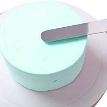 1/3件套中性蛋糕抹刀套装，3件套，27.3/32.2/37.3厘米不锈钢蛋糕刀，烘焙工具，常用烘焙装饰工具，厨房刀，用于抹面和搅拌面糊，多功能厨房工具，畅销产品 - 彩色 - 查看 9