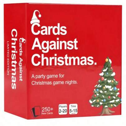 Cards Against Christmas, A Party Cards Game For Christmas Game Night, Board Game