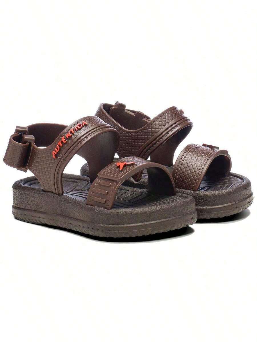 Children's Sandal Boys Girls Baby Soft Lightweight Comfortable Fashion Children's School Casual - 鏽棕色 - 查看 1