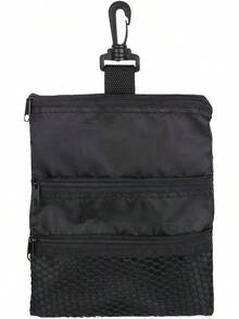 Bnineteenteam Bolsa de tee Bolsa de Almacenamiento de tee Bolsa de Almacenamiento de Marcador de Pelota de con Cremallera con Gancho Pequeño Accesorios de - 1 - Ver 3