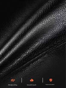 新款男士防风袖口手套，秋冬季真皮手套，触屏兼容，防水，成人尺码，时尚保暖，带保暖内衬，驾驶手套，全指设计，户外骑行手套。保暖手套，雪地手套。 - 彩色 - 查看 5