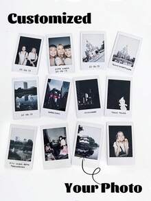 4/8pcs Customized Photos (5*3.5 Inches), Personalized Couple Photos, DIY Birthday & Anniversary Gift (For Him/Her), Valentine's Day Gift, Personalized Gift, Special Occasion Gift, Fashionable Memorabilia, Elegant Stationery, High-Quality Printing, Durable Material, Mini Photo Prints, Commemorative Cards, Suitable For Birthday, Anniversary | Ready-To-Frame Love Story Artwork. Gift For Her, Gift For Him, Couple Photos, Christmas Gift - Multicolor - View 2