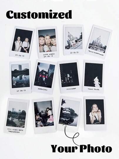 4/8pcs Customized Photos (5*3.5 Inches), Personalized Couple Photos, DIY Birthday & Anniversary Gift (For Him/Her), Valentine's Day Gift, Personalized Gift, Special Occasion Gift, Fashionable Memorabilia, Elegant Stationery, High-Quality Printing, Durable Material, Mini Photo Prints, Commemorative Cards, Suitable For Birthday, Anniversary | Ready-To-Frame Love Story Artwork. Gift For Her, Gift For Him, Couple Photos, Christmas Gift