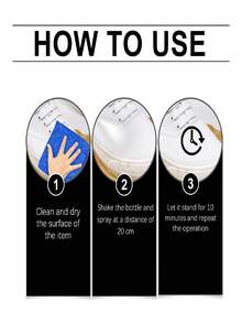 jakehoe 防水防污喷雾，适用于靴子、雪地靴、织物 - 家用纳米防水喷雾（新旧版本随机发货）