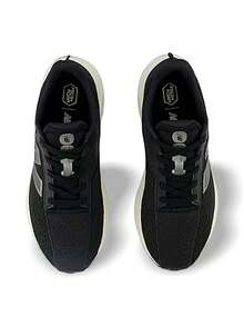 New Balance Giày thể thao chạy bộ Arishi cho nữ, tập gym, đi chơi, thể thao, nhẹ, co giãn, độ đàn hồi tốt, đệm, thấm mồ hôi, hấp thụ sốc, mặt trên bằng lưới thoáng khí, chống trượt, đế dày, dễ giặt, nhanh khô, logo màu trơn, thoải mái cho phụ nữ năng động, màu đen, WARISYK4 - đen - Xem 4