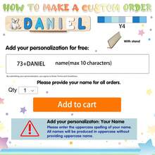 [New Font And New Pattern] Customized Puzzles, Customized Children's Educational Toys With Optional Bottom Plate Patterns, Support Customization Of 3-10 Letters And 1 Pattern, Suitable Birth Gifts, Christmas Gifts(With Stand)