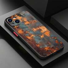 Custodia per iPhone 11, 13 Mini, 16e, 14, 15, Plus, 12, 17, 16, Pro Max, 17 Air, XS, con design retrò arrugginito, compatibile con custodia 17, custodia 17 Pro, custodia 17 Pro Max