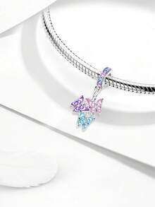 1件装 时尚925纯银蝴蝶系列串珠，适合女士手链、手镯DIY首饰制作及日常穿搭配饰，适合女孩佩戴 - 串珠 - 查看 4