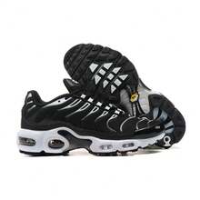 Air TN Plus Max Black Premium Vapor White Bubble Shock Absorber Springs Sneakers - Black and White - View 3
