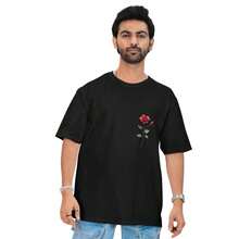 Santa Teresinha Unisex Cotton T-Shirt Comfort And Faith Unisex Blouse - 黑色 - 查看 2
