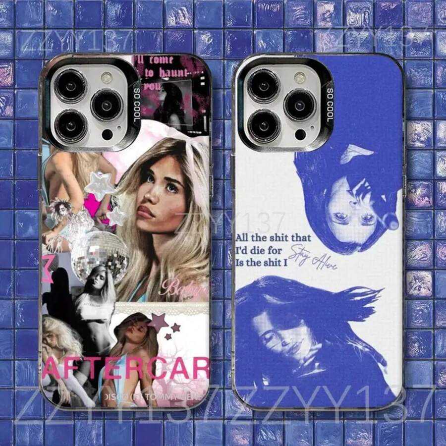 Funda para teléfono Nessa Barrett Aftercare para 17,16,15,14,13,12,11,Pro,Max,Plus, cubierta mate a prueba de golpes - z5 - Ver 1