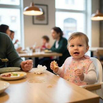 1PC Baby Feeding Bib With Flip Pocket, Adjustable Snap Buttons, Stain & Odor Resistant, Machine Washable, Must-Have For 6-36 Months Old, Ideal Gift For New Parents