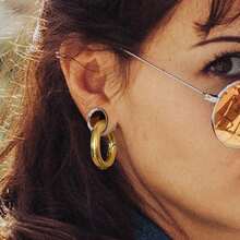 1pc 6mm/8mm Shiny Ear Rings/Ear Plugs, Suitable For Stretched Earlobes, 316 Stainless Steel Material, Piercing Jewelry - 1103 - View 7