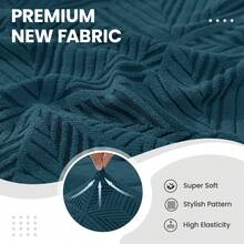 YSTYLE Chair Covers With Backrest 2/4/6 Pieces, Stretch Chair Covers, Living Room Kitchen Chair Covers, Universal Cat Scratch-Resistant Chair Cover, Modern Stain-Resistant Chair Cover - Teal Blue - View 5