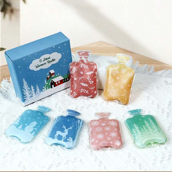 1 pièce/2 pièces/3 pièces Coussinets réutilisables pour se réchauffer les mains, Coussins chauffants à gel, Sac réutilisable pour se réchauffer les mains avec pièce métallique, Cadeau de Noël et du Nouvel An (couleur aléatoire)