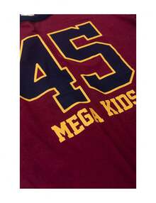 Conjunto Infantil Verão Masculino 45 Mega Kids - Bordo - bordô - Visão 3
