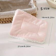 Juego de 1 pieza (3 colores + 2 tamaños disponibles) Cama para conejos y cobayas, Esterilla suave para conejos, Esterilla cálida para cobayas, Colchón de invierno para pequeños animales, Esterilla de dormir de lana. Adecuado para conejos, hámsteres, ardillas, erizos, chinchillas y hurones de interior. - Multicolor - Ver 4