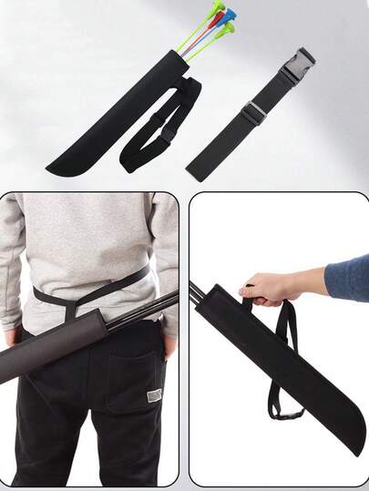 1/2pcs Outdoor Hunting Archery Quiver, Comes With Dedicated Belt To Wear On Waist, High-Quality Arrow Storage To Prevent Damage, Convenient For Outdoor Archery Enthusiasts, Archery Bag For Outdoor Sports, Traditional Arrow Quiver