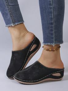 Casual Solid Color Quilted Comfortable Home Wear, Spring/Summer/Autumn