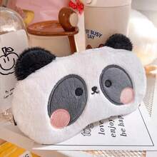 1/2/4pcs Panda Eye Mask - Eye Care - Eye Mask - Children's Style Mask - One Heating And Cooling Face Mask - Microwave-Heated Eye Mask - Black and White - View 5