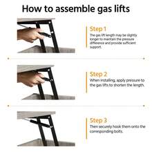 Butterslay 1pc Farmhouse Lift-Top Coffee Table With Flip Top, Storage Table With Hidden Compartments, Center Table For Small Space, Guest Room, Living Room, Apartment - Xám - Xem 6