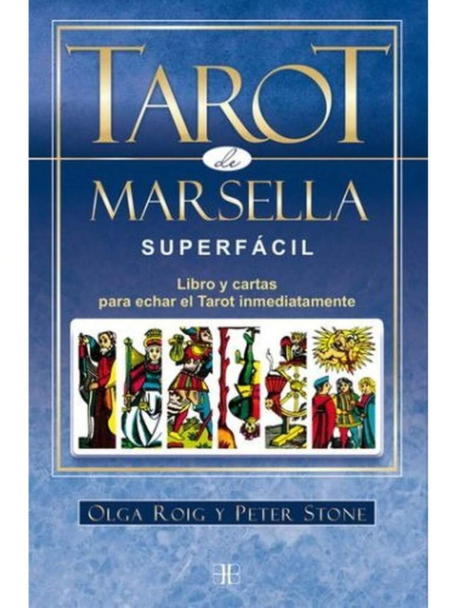 Tarot de Marsella súper fácil. Libro y cartas para echar el tarot inmediatamente - Libro único - Ver 1