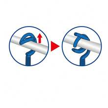 Garage Tool Storage Racks - علاقة مظلة زرقاء قابلة للتمديد - مشاهدة 2