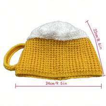 1 pezzo/1 paio Cappello da birra e calzini da birra divertenti, unisex, spessi e caldi per feste e vacanze