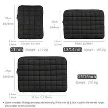 VALUEWIN 360°全方位保护加厚笔记本电脑内胆包，适用于13-14/15-16英寸笔记本电脑和9.7-11英寸平板电脑，绗缝柔软面料，兼容MacBook Air M3 2024 M2 M1、Pro 13英寸和14英寸笔记本电脑，男女通用加厚笔记本电脑便携包